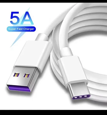 USB C Charging Cable FAST CHARGE, 2m Type C Charger Cable  - Image 1 of 2