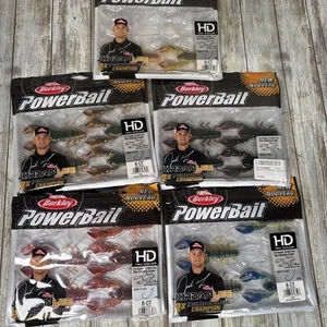 Esca morbida Berkley Powerbait Crawdad The Champ Craw 20 conteggi più colori NOB - Foto 1 di 8