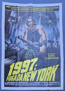 MANIFESTO poster 4F 1997 FUGA DA NEW YORK john carpenter kurt russell U90 - Picture 1 of 6