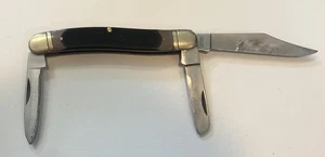 Schrade USA, 858 Old Timer, Lumberjack Stockman Knife, Sawcut Delrin - Picture 1 of 2