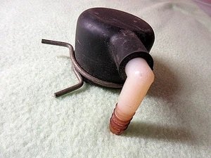 * Furnace Rubber Vent Cap  * 1- 3/4"  * Accommodate PVC Exhuast Pipe - Picture 1 of 4