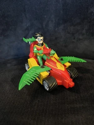 Figura de acción DC Teen Titans ROBIN 3,5" Bandai 2003 PVC Ban Dai con arma Foto 1 de 3