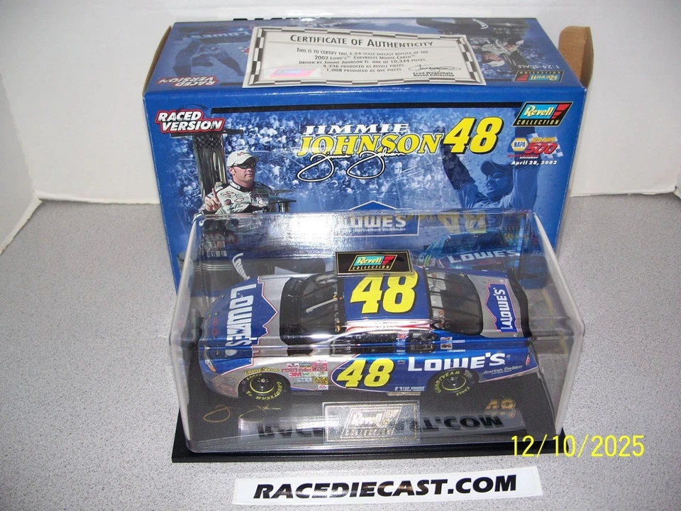#48 Jimmie Johnson "California Win Raced Version" 24/01 2002 Revell Foto 1 de 1