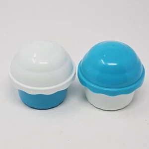 Sure Fresh Cupcake Containers With Lids Teal and White Quality Of 2 - Picture 1 of 6
