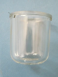 New glass fuel filter bowl for fuel pump 1930's - 1950's  - Bild 1 von 3