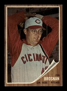 1962 Topps Set Break #2 Jim Brosnan EX-EX/MT *BNCARDS* - Imagen 1 de 2