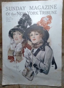 March 8, 1914 Sunday Magazine of the New York Tribune C.O. William Cover - Imagen 1 de 7