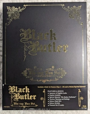 Black Butler Season 1 Blu-Ray Box Set Opened Complete CIB - Image 1 of 4