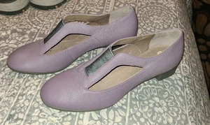 NEW Camper Women's Purple Leather Block Heel Pumps Size 39  Formal Shoes - Picture 1 of 5