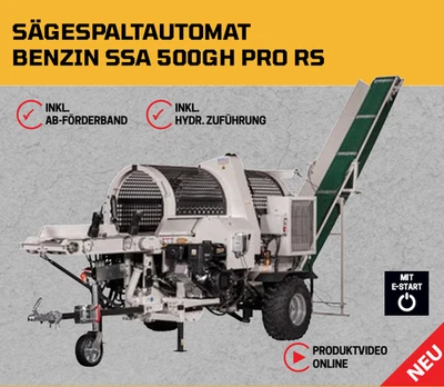 Lumag Benzin Sägespaltautomat SSA500GH PRO RS Holzspalter 🔥 - Bild 1 von 4