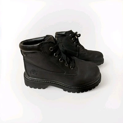 Timberland Нелли чукка ботинки кожи водонепроницаемый женский размер 6 черный - Изображение 1 из 4