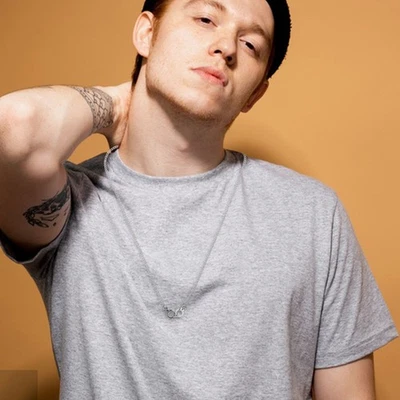  Handschellen-Halskette, Metall-Vorhängeschloss-Anhänger, Halskette, - Bild 1 von 4