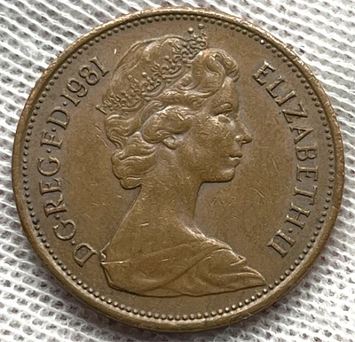 United Kingdom U.K. / 2 New Pence / 1981 / KM#916 / World Coin / (03-0776) - Image 1 of 2