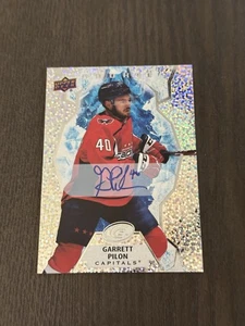 2021-22 Upper Deck UD Ice White Snowflake Autographs #128 GARRETT PILON Auto RC - Picture 1 of 4