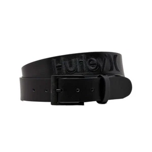 Hurley One & Only Leather Belt Mens in Black - Size - - Picture 1 of 2