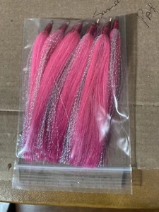 30 Ea. 4 Inch Flounder Fluke Bass Bucktail Teaser Skirt Jig Rig Lure Tag Fishing - Picture 1 of 8