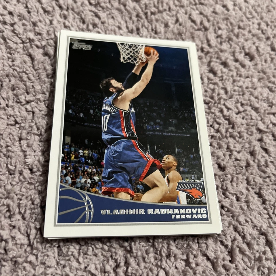 2009-10 Topps Charlotte Bobcats Basketball Card #29 Vladimir Radmanovic - Image 1 of 1