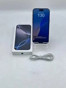iPhone 16 Pro Max 256GB 8GB MYW33LL/A Nero Titanio - per parti di ricambio - Foto 1 di 12