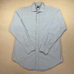 Sid Mashburn Shirt Men's Size L Blue 100% Cotton Long Sleeve Button Up Casual* - Picture 1 of 15