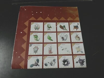 Póster Pokémon Sol y Luna Alolan Pokédex 2017 de libro (sin libro) en muy buena condición Foto 1 de 3