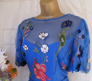 👗******MONSOON PRE-OWNED "ANDREA BLUE" DRESS SIZE 12******👗 - Picture 1 of 8