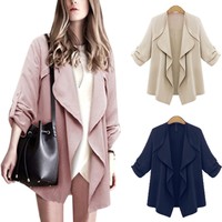 royal blue duster cardigan for women