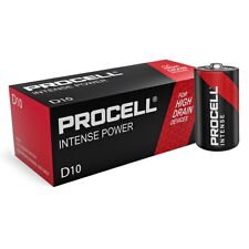 Duracell 10 x D Procell INTENSE range - Premium Power High Quality D Batteries