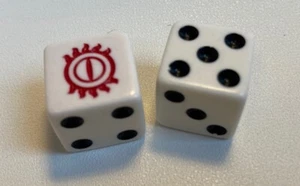 Monopoly The Lord of The Rings TRILOGY Edition 2003 Replacement Dice Eye Sauron - Picture 1 of 2