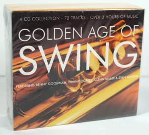 Golden Age Of Swing 4 CDs 72 Tracks Benny Goodman, Dorsey, Glenn Miller, Kenton - Picture 1 of 3