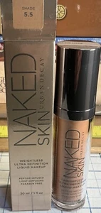 NIB URBAN DECAY NAKED SKIN WEIGHTLESS ULTRA DEFINITION LIQUID MAKEUP SHADE 5.5 - Picture 1 of 3