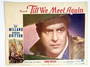 1944 Original Lobby Card "TILL WE MEET AGAIN" Advertising Movie Theater Poster - Picture 1 of 4