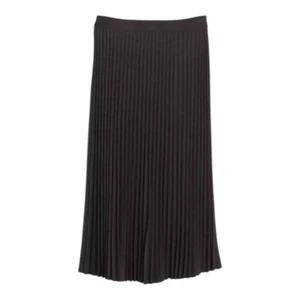 Falda Plisada LOFT Melange Midi Gris Carbón Oscuro Talla 12 Nueva Con Etiquetas - Imagen 1 de 11