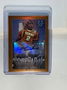 2023 Bowman U ARTERIO MORRIS Orange AUTO Sky Scraping x/25 SSP Jersey Match - Picture 1 of 2