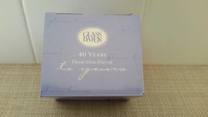 2002 Glass Baron Cat-N-Vase #K2 108  Swarovski Crystal Eyes In Original Box - Picture 1 of 8