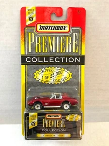 Matchbox Premiere Collection - CORVETTE T TOP - World Class Series 9 - Red - Picture 1 of 4
