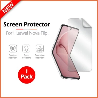 B2G1 FREE LCD Ultra Clear Hydrogel Screen Protector for Phone Huawei Nova Flip - Image 1 of 4
