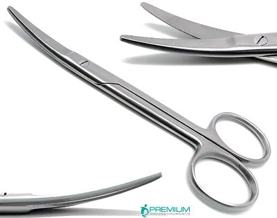 PREMIUM INSTRUMENTS Metzenbaum Scissors Curved 6" Surgical Veterinary Instruments