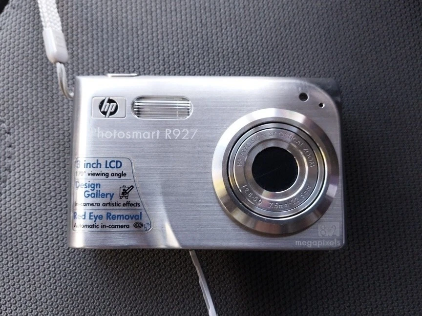 HP Photosmart R927 8.2MP 3x Optical Zoom Digital Camera Silver Untested - Image 1 of 1