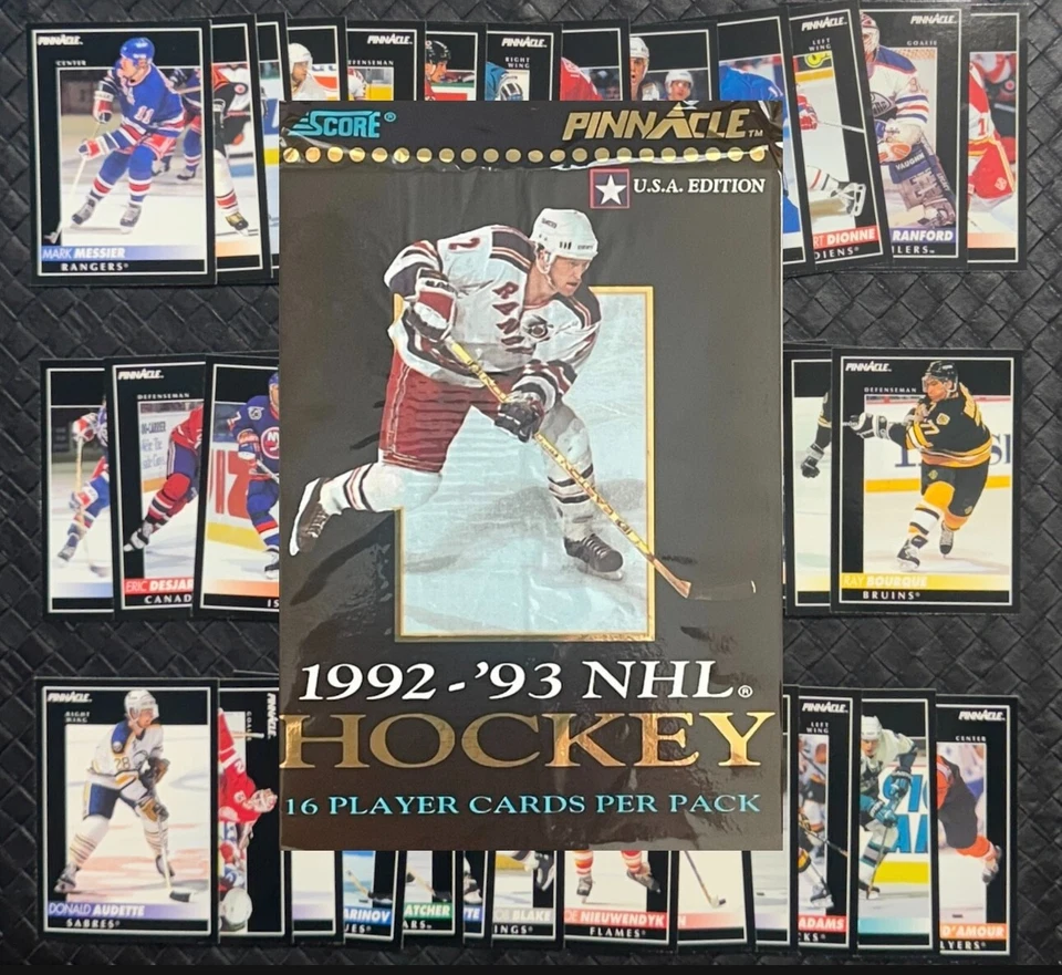 1992-93 Pinnacle Trading Cards Complete Your Set U Pick Wayne Gretzky 1/2 - Image 1 of 3