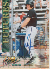 Jeff Inglin 2000 Royal Rookies Futures RC auto autograph card 17 /4950