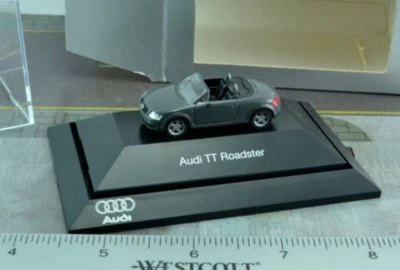 Coche convertible Rietze AUDI TT Roadster gris escala 1:87 HO (HO5002) Foto 1 de 2