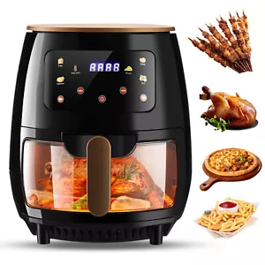 XXL Heißluftfritteuse 6L Fritteusen Friteuse Heißluft Air Fryer 1400W ohne Öl DE - Bild 1 von 20