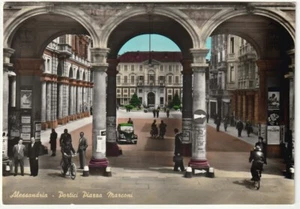 ALESSANDRIA - PORTICI PIAZZA MARCONI - VIAGG. 1960 -9276- - Imagen 1 de 1