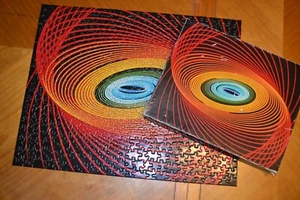 Springbok 500 piece puzzle, complete, Mystical Ovoid, Kinetic Art Jerome Kresch - Picture 1 of 7
