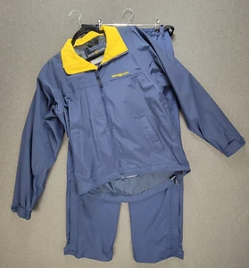 Henri Lloyd Windbreaker Set Mens S Blue Yellow Two Piece Sail Boating Yachting - Picture 1 of 18
