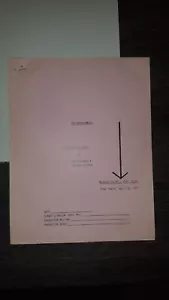 The Beachcombers - 1981 Script for 'Yesterday's Lover' Episode CBC Bruno Gerussi - Picture 1 of 1