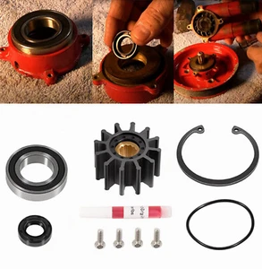 For 99-05 Volvo Penta Raw Sea Water Pump Repair Rebuild Kit 3.0 4.3 5.0 5.7 8.1 - Bild 1 von 8