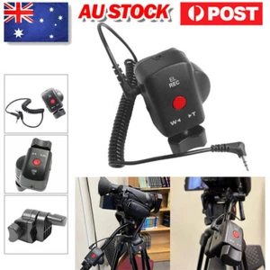 Camcorder Zoom Remote Controller + 2.5mm Jack Cable For Sony Panasonic Canon Cam - Picture 1 of 12