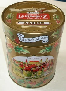 Lambertz Aachen 2002 Gingerbread Musical Tin Plays "Christmas Music" Germany - Picture 1 of 8