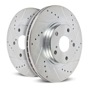 Power Stop Front Right Evolution Drilled & Slotted Rotor Fits 15-22 Ford Mustang - Picture 1 of 10